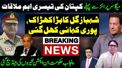 Again Imran Khan And Gen Bajwa Decide Positive Point Shahbaz Gill Tell All Shahbaz Sharif Pmln