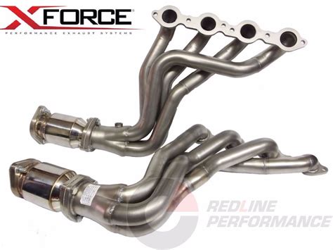 XFORCE HEADERS Hi Flow Cats 1 3 4 Prim 3 Outlet HOLDEN COMMODORE VE