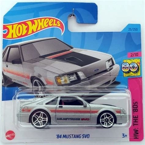 Mustang SVO Hot Wheels diecast miniatura metal carrinho em escala coleção Shopee Brasil