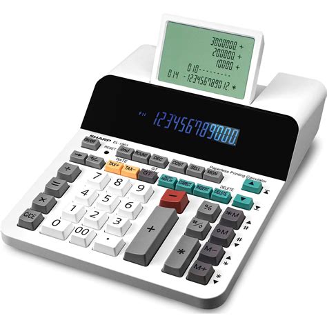 Sharp Calculators Shrqs2760h Qs 2760h 12 Digit Professional Heavy Duty Commercial Printing