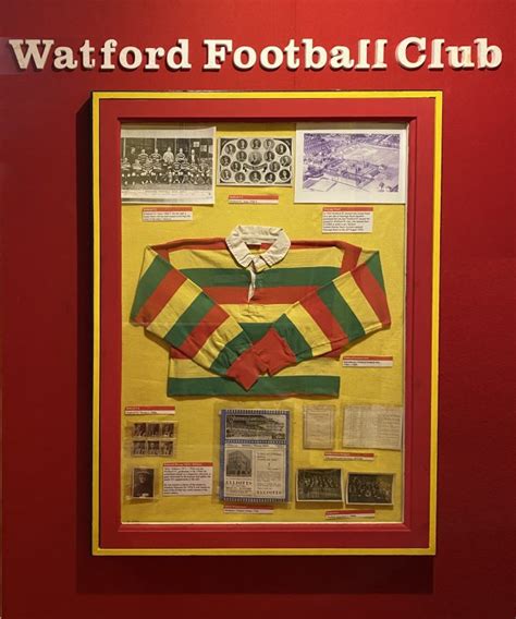 The Watford Museum Football Gallery History Watford Gold