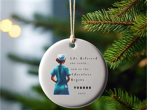 Nurse Ornament New Nurse T Nurse Graduation Ornament Rn T Bsn T Nursing Graduation