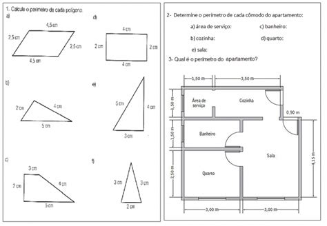 ATIVIDADES DE MATEMÁTICA SOBRE PERÍMETRO