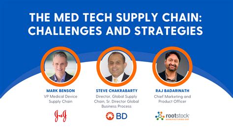 MedTech Supply Chains Challenges Strategies On Demand Webinar