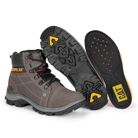 Bota Masculina Caterpillar Adventure Cinza Shopee Brasil