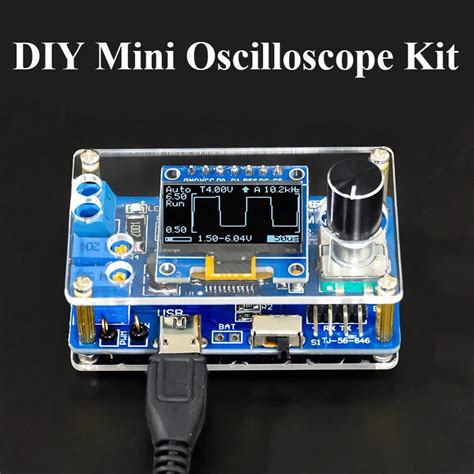 Diy Mini Oscilosc Pio Digital Kit Microcontrolador Pr Tica De Solda