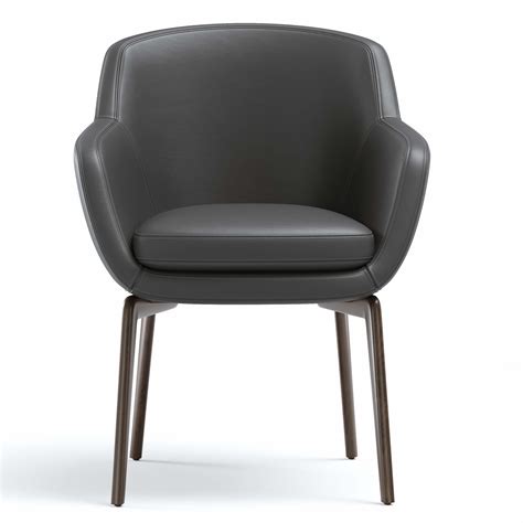 Minotti Belt Dining Chair - 3D Model by Katmit