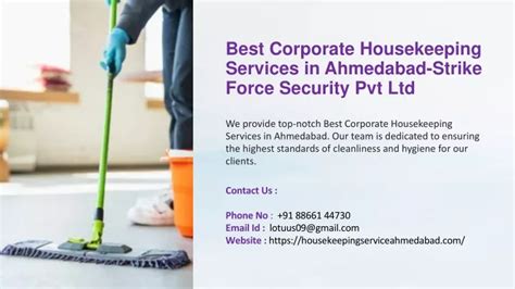 Ppt Best Corporate Housekeeping Services In Ahmedabad Corporate