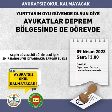 İzmir Barosu SavunmaSusturulamaz on Twitter Yurttaşın Oyu Güvende