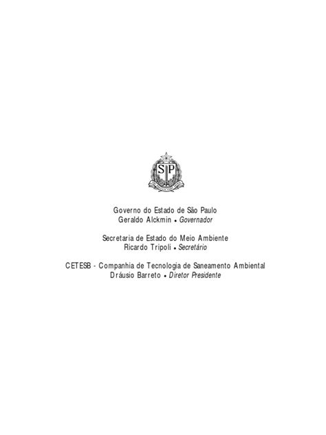 PDF CETESB 2001 Relatório de Estabelecimento de Valores