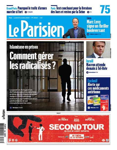 Le Parisien N°20231023 Du 23 Octobre 2023 à Télécharger Sur Ipad