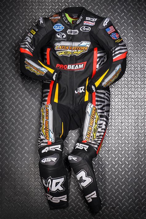 4sr Custom Leathers Harley Davidson Racing Suit Motorcycle Race Suit