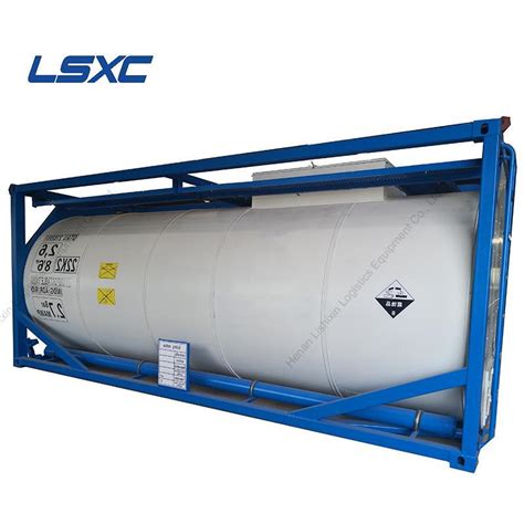 Feet Pe Lining Transport Chemical Liquid Iso Tank Container For Sale