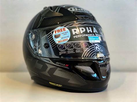 Hjc Rpha Carbon Bleer Mc Helmet Two Wheel Addicts