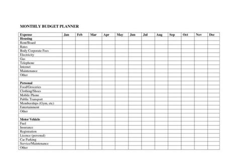 Medical Spreadsheet Templates —