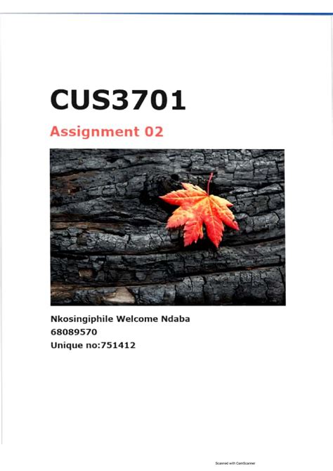 Cus Ass Nkocy Cus Studocu