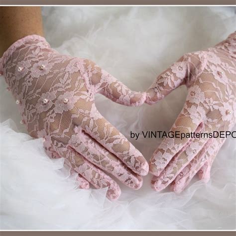 Lace Gloves Etsy