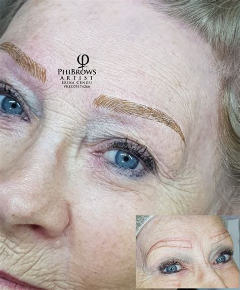 Blond Microblading Semi Permanent Eyebrows Phibrows Royal Artist Derby