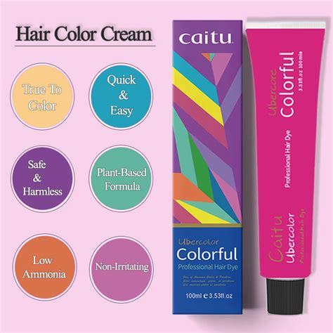 Hot Popular Gray Coverage Hair Color Cream Salon Color Long Lasting