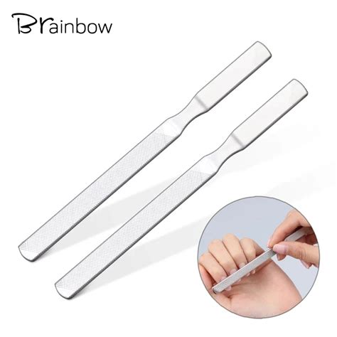 Brainbow limes à ongles professionnelles en acier inoxydable 2