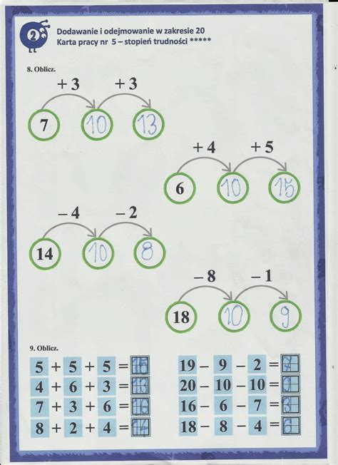 Odkrywamy Tajemniczy Wiat Matematyki Dodawanie I Odejmowanie Liczb W