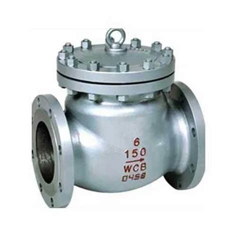 Techno Carbon Steel Swing Check Valve Packaging Type Wooden Box Size