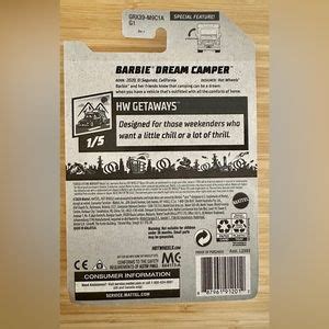 Mattel Toys Hot Wheels Barbie Dream Camper Rv Poshmark