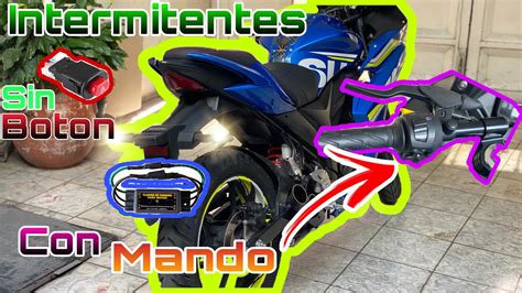 Instalacion Luces Intermitentes Moto A Suzuki Gixxer Sf150 Con Mando