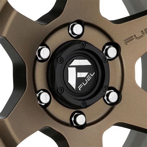 Fuel® D666 Shok Wheels Matte Bronze Rims