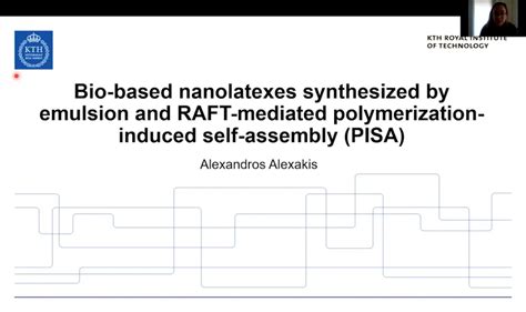 Bio Based Nanolatexes Synthesized By Emulsion And RAFT Mediated