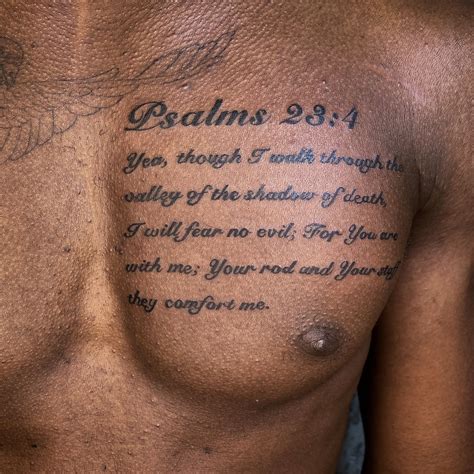 Bible Verse Tattoos On Chest