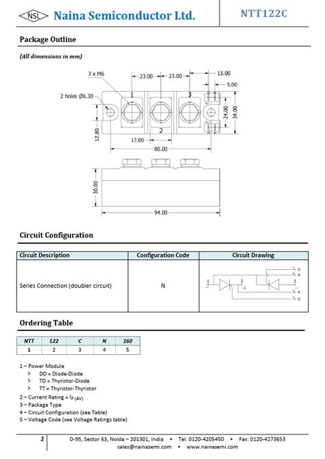 Ntt C Datasheet Naina Semiconductor