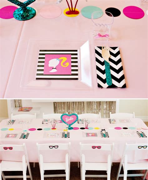 Colorful And Modern Barbie Birthday Party Ideas Hostess With The Mostess®