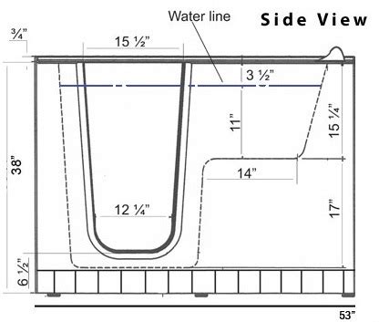 Walk In Tub Sizes & Clearances Around Generator : Design And ...