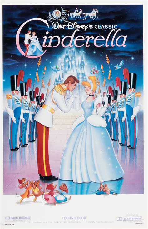 Image Cinderella Movie Poster Cinderella 7790333 580 889 Disney