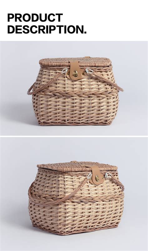 Food Vegetable Storage Willow Wicker Picnic Basket For 2 Buy Willow