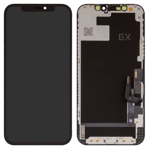 Дисплей для iPhone 12, iPhone 12 Pro, черный, с рамкой, HC, с ...