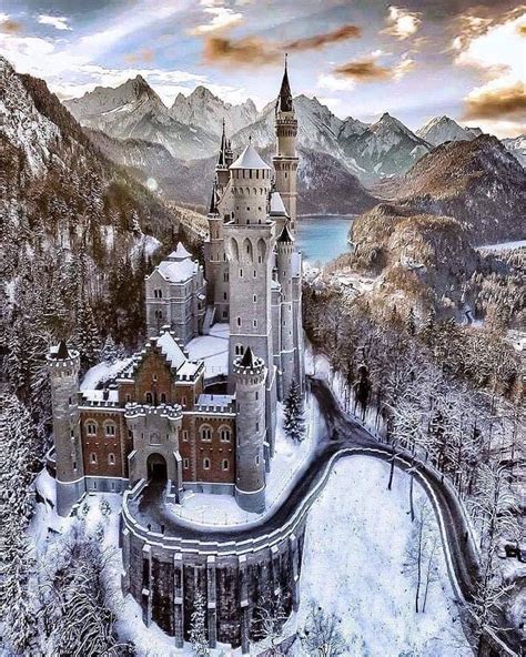 The Neuschwanstein Castle in Bavaria, Germany, is something straight ...