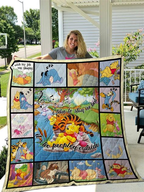 Winnie The Pooh Quilt Blanket - Dreamrooma