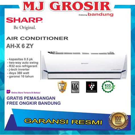 Jual Ac Sharp Ah X Zy Zy Zy Pk Pasang R J Tech Inverter