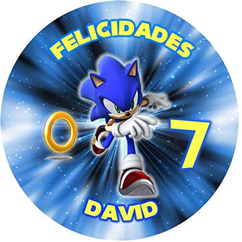 Lo Mejor En Oblea Tarta Sonic Dónde Comprar UnaTarta es