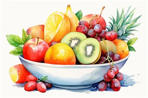 Premium Photo A Fruit Dish Vector