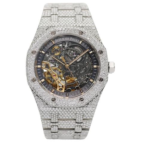 Audemars Piguet Royal Oak Double Balance Openworked Stahl Iced für