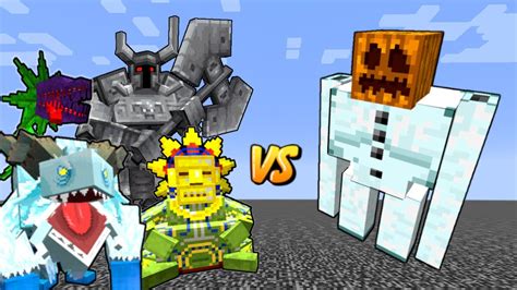 ABOMINABLE SNOW GOLEM Vs Mowzie S Mobs Monsters In Minecraft YouTube