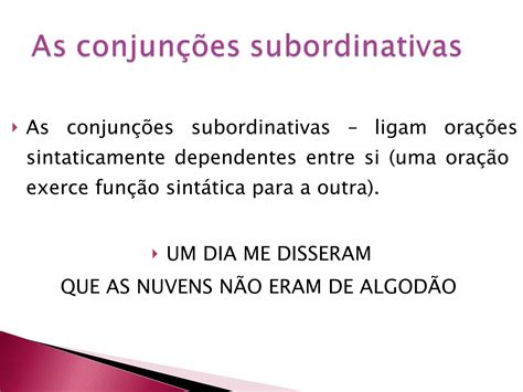 Conjun Es Coordenativas E Subordinativas Ppt