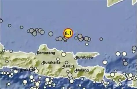 Bmkg Gempa M5 9 Di Laut Jawa Bagian Utara Jatim Dipicu Aktivitas Sesar