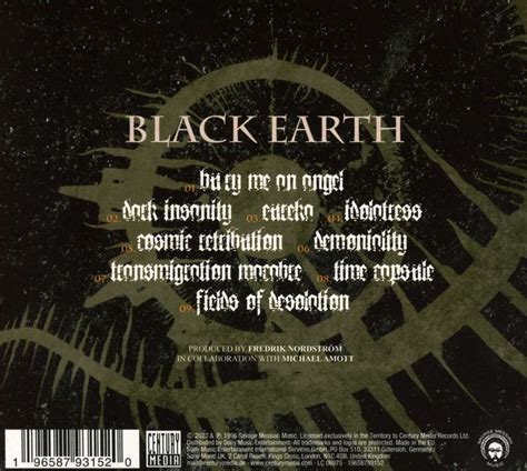 Arch Enemy Black Earth Reissue Cd Opus A