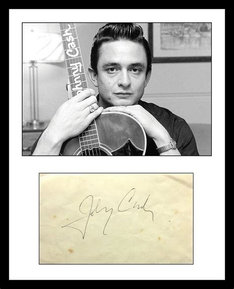 Aacs Autographs Johnny Cash D Autographed Vintage Signature