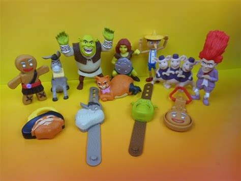 Mcdonald's Shrek Forever After Complete Happy Meal Toy Collection Review