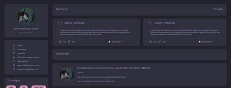 Github Imortallly Portcurso Rocketseat Portf Lio Feito Seguindo As